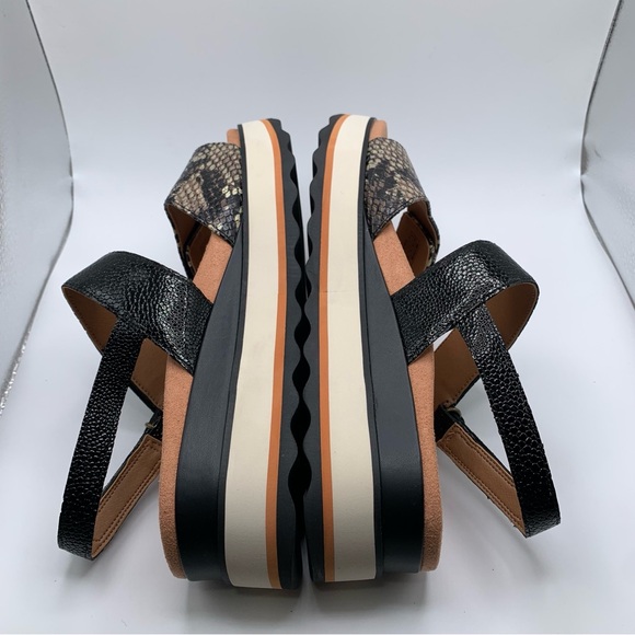 NWOB Vionic Brielle Snake Platform Sandal size 10 slingback 1191 - Picture 8 of 10